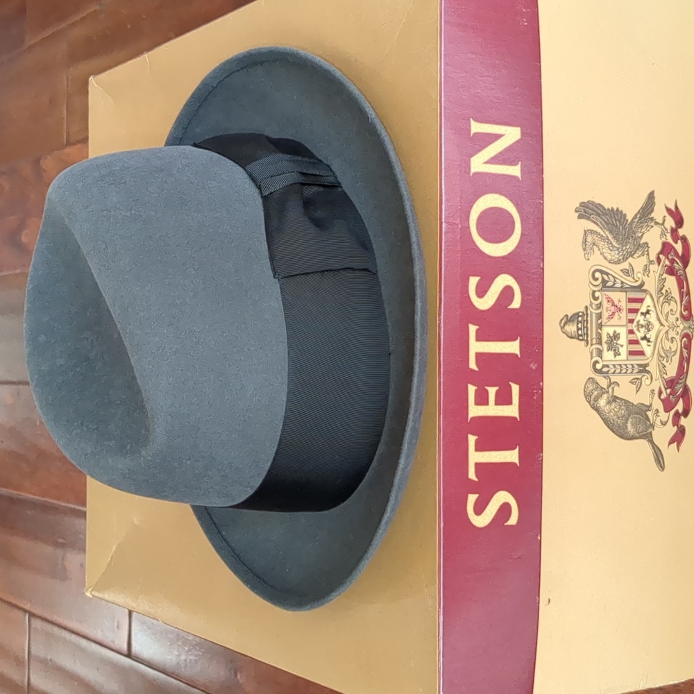 Royal Stetson Vintage Men's Gray Felt S7 Fedora - Picture 1 of 16